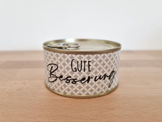 Kerze aus der Dose - Gute Besserung