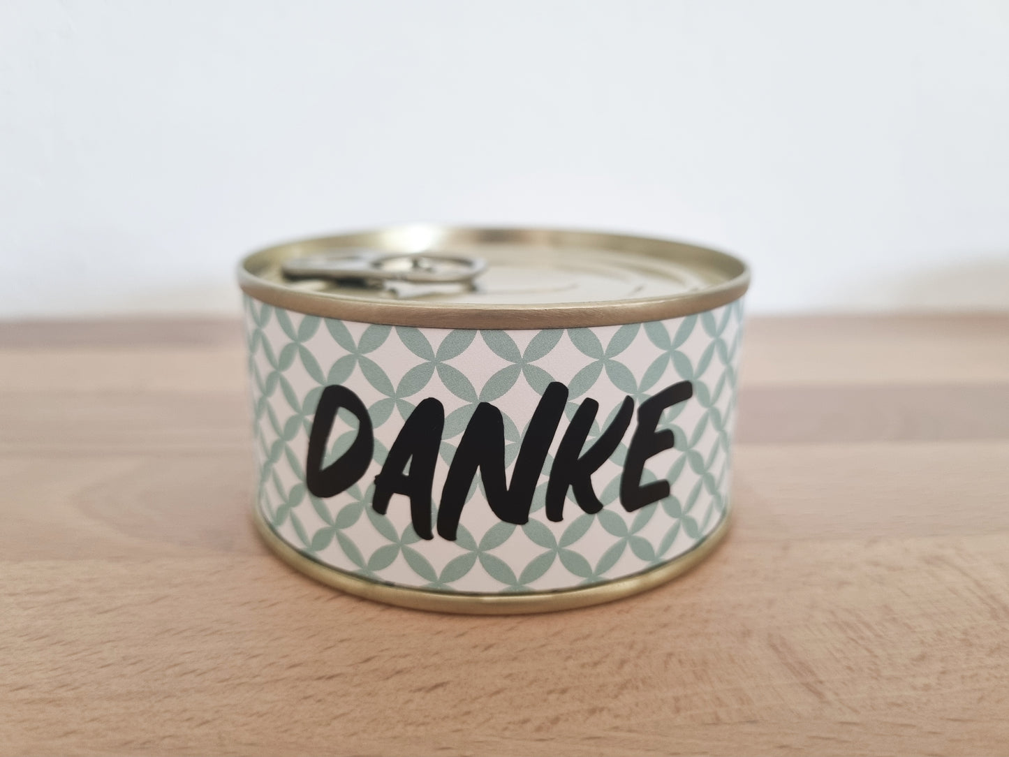 Kerze aus der Dose - Danke