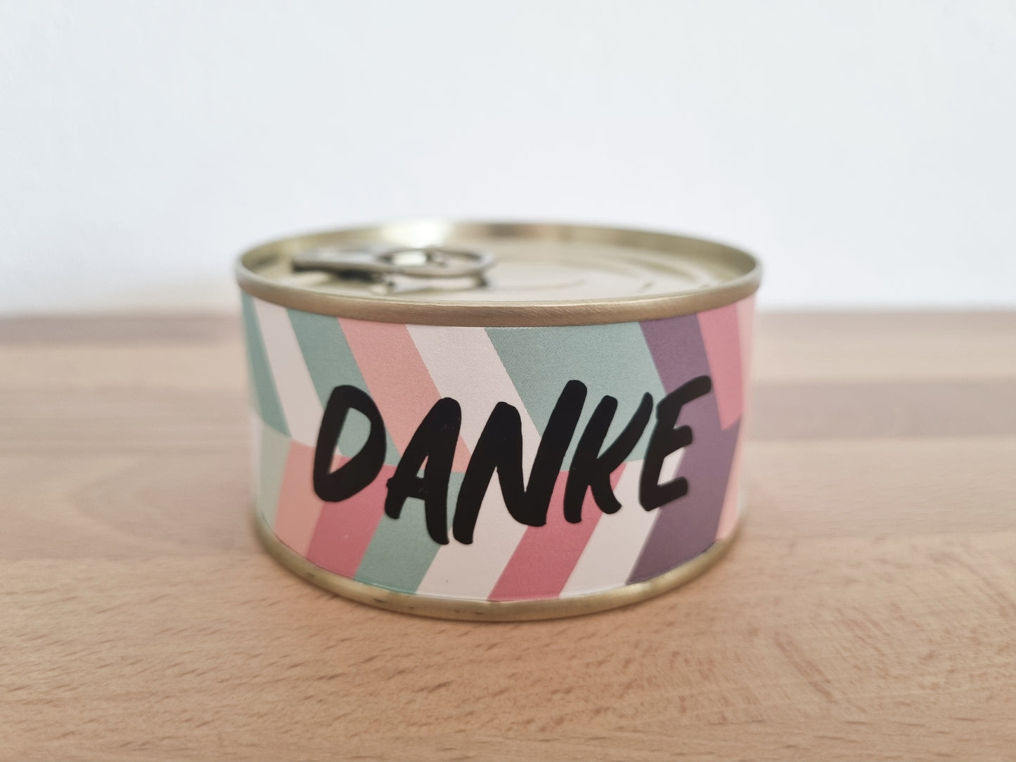 Kerze aus der Dose - Danke