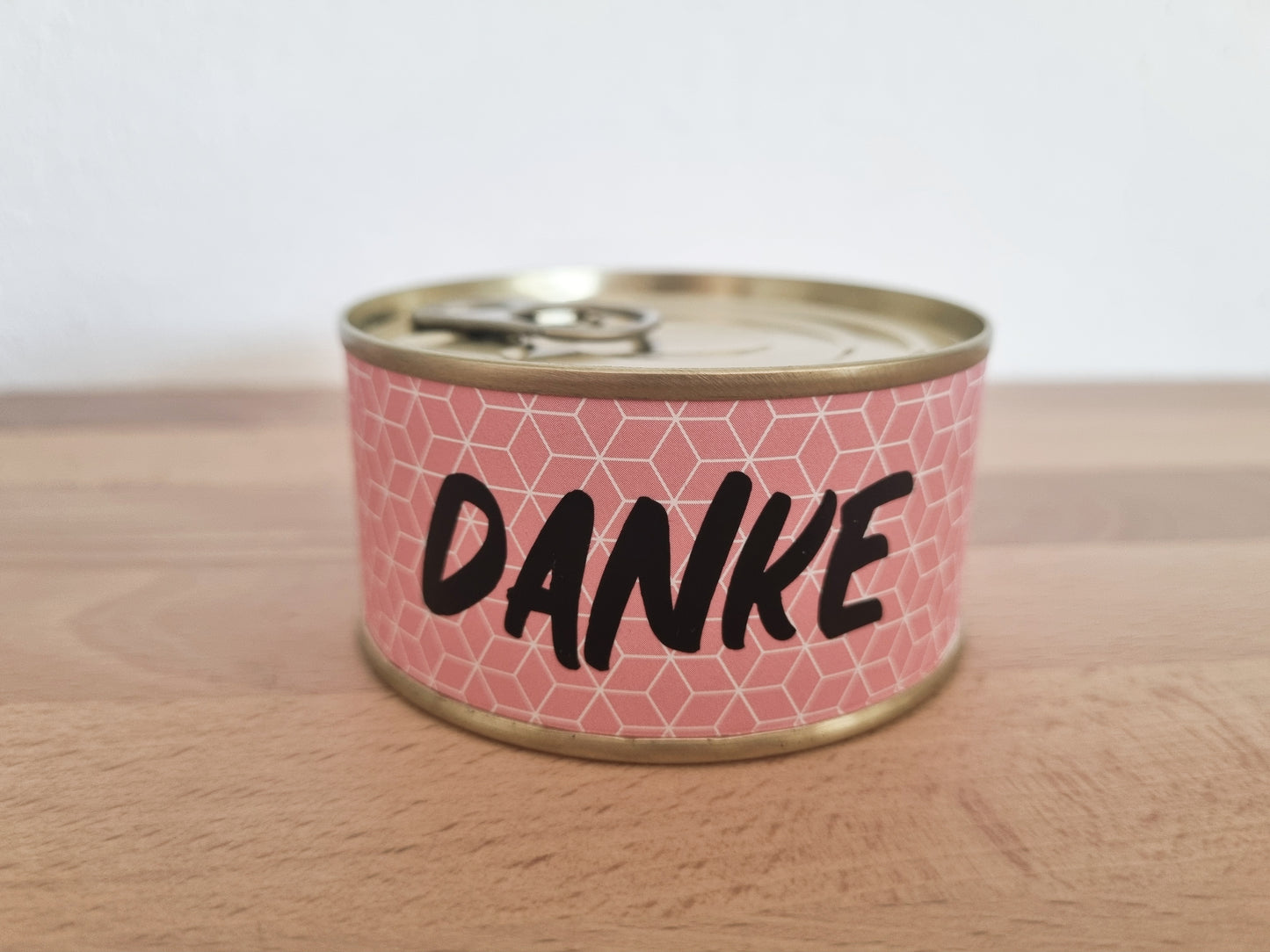 Kerze aus der Dose - Danke