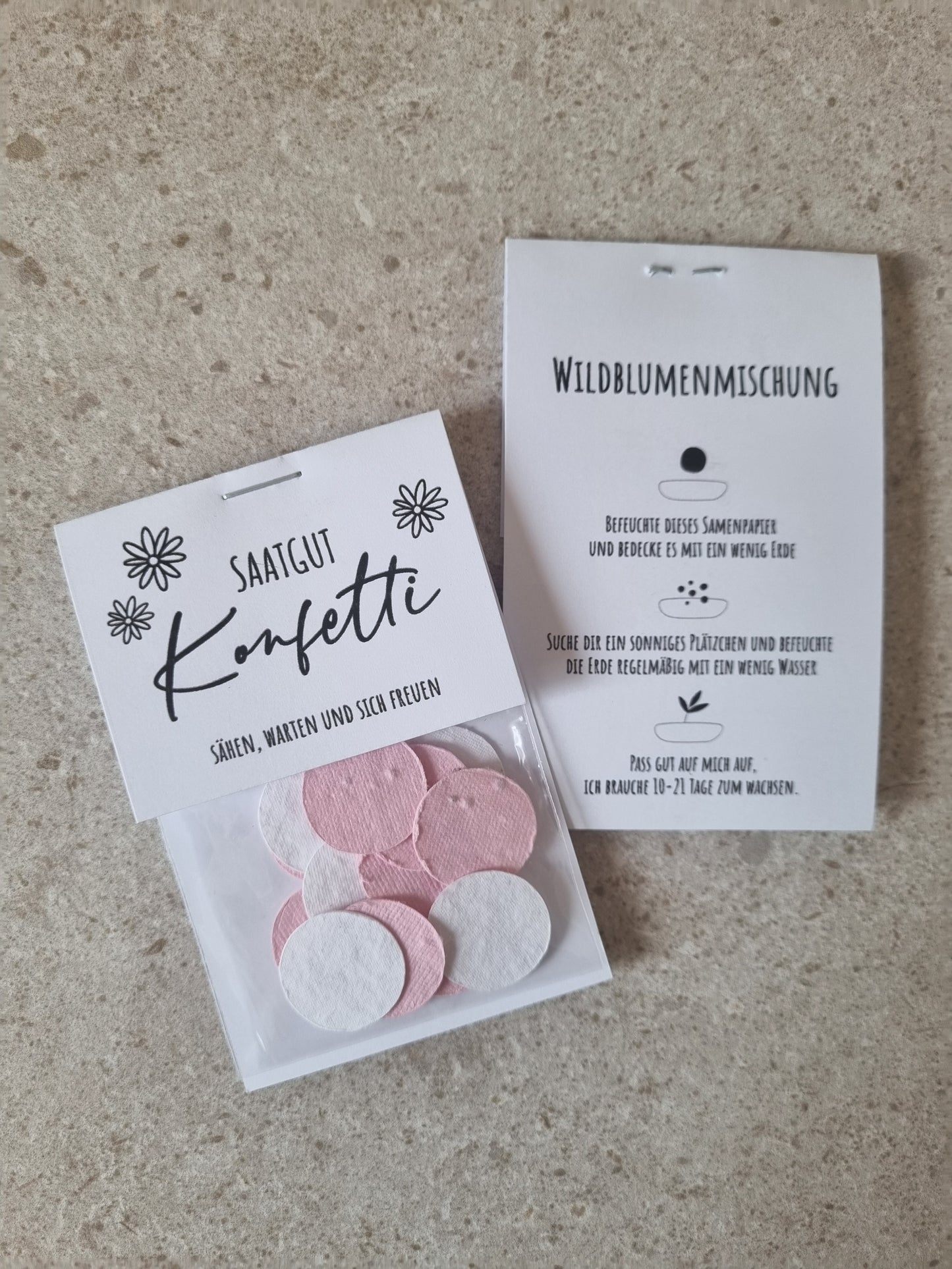 Saatgutkonfetti Junge/Mädchen