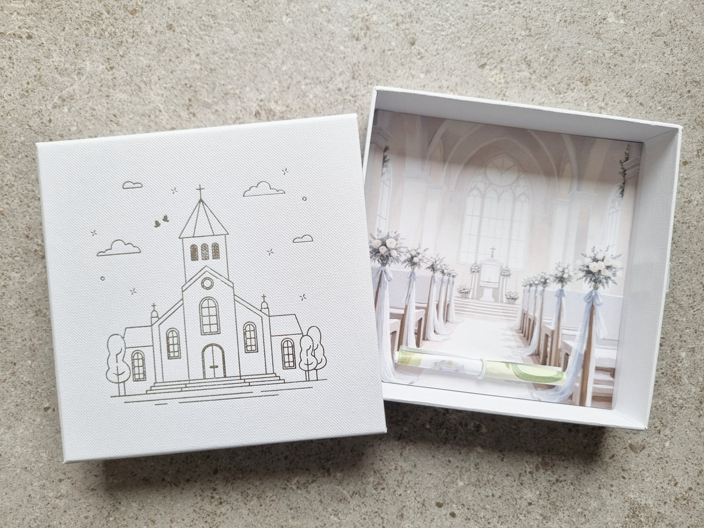 Geschenkschachtel Hochzeit/Taufe/Kommunion/Firmung/Konfirmation