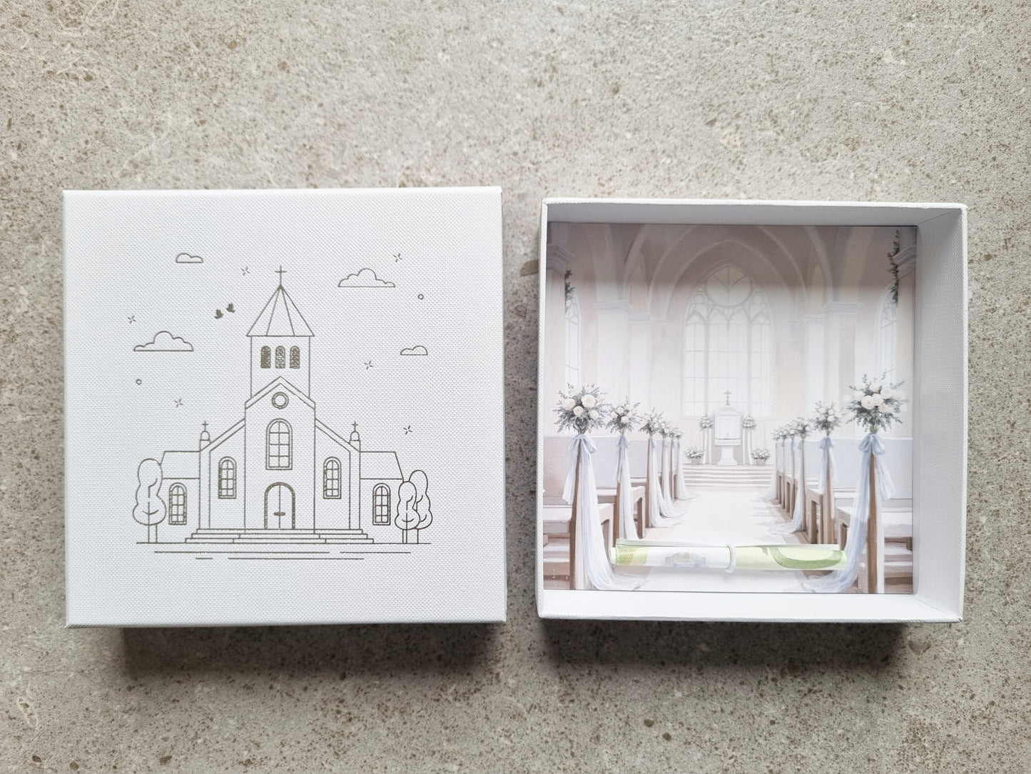Geschenkschachtel Hochzeit/Taufe/Kommunion/Firmung/Konfirmation