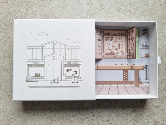 Geschenkschachtel Baumarkt/Werkzeug/Renovieren