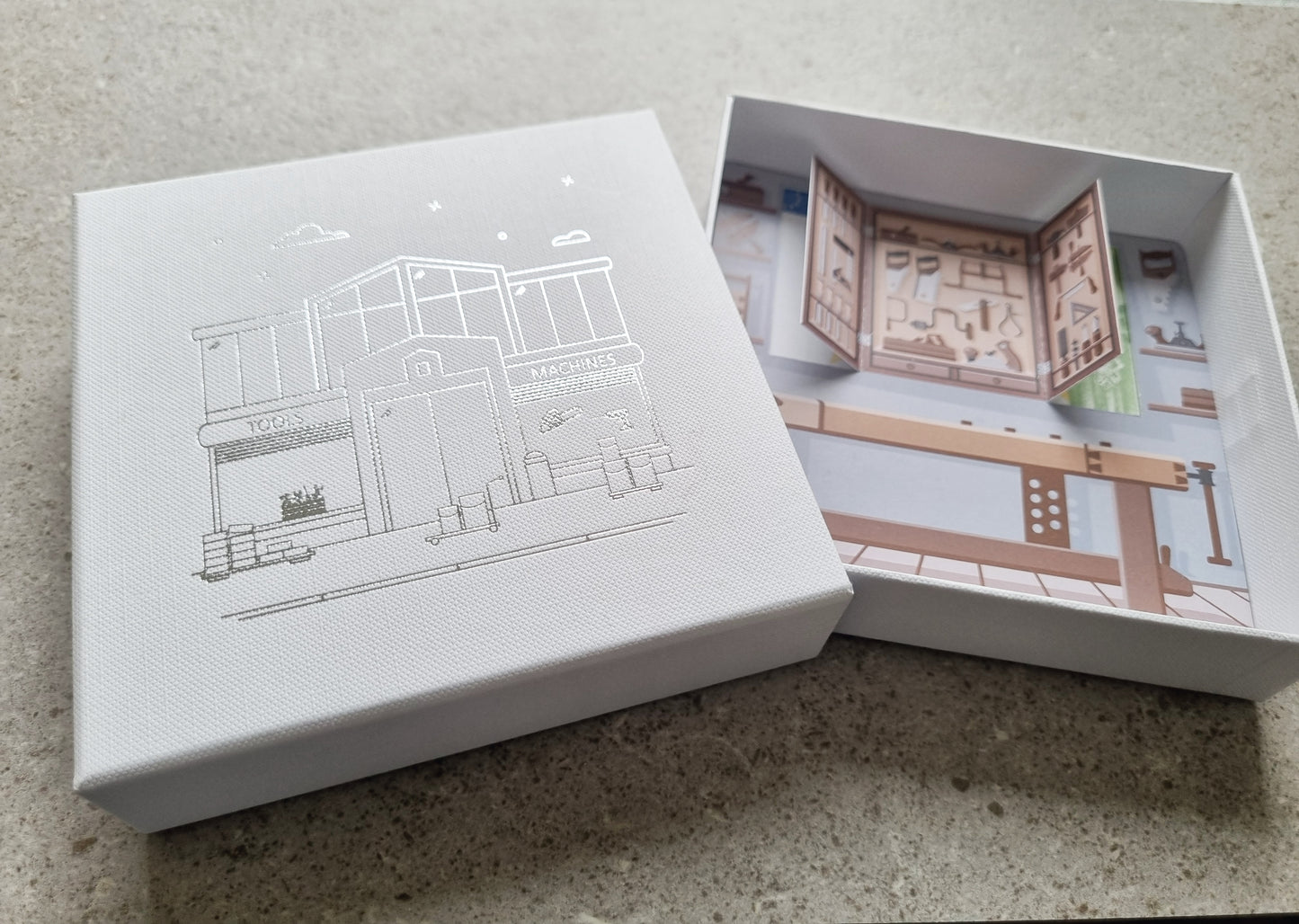 Geschenkschachtel Baumarkt/Werkzeug/Renovieren