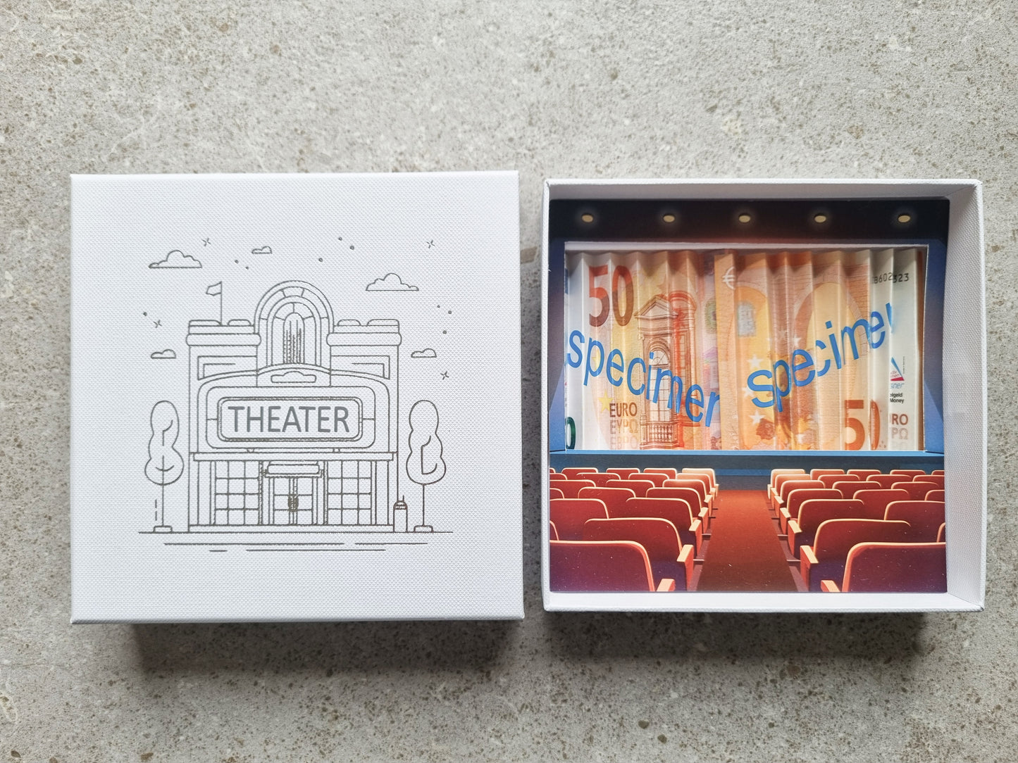 Geschenkschachtel Kino/Theater