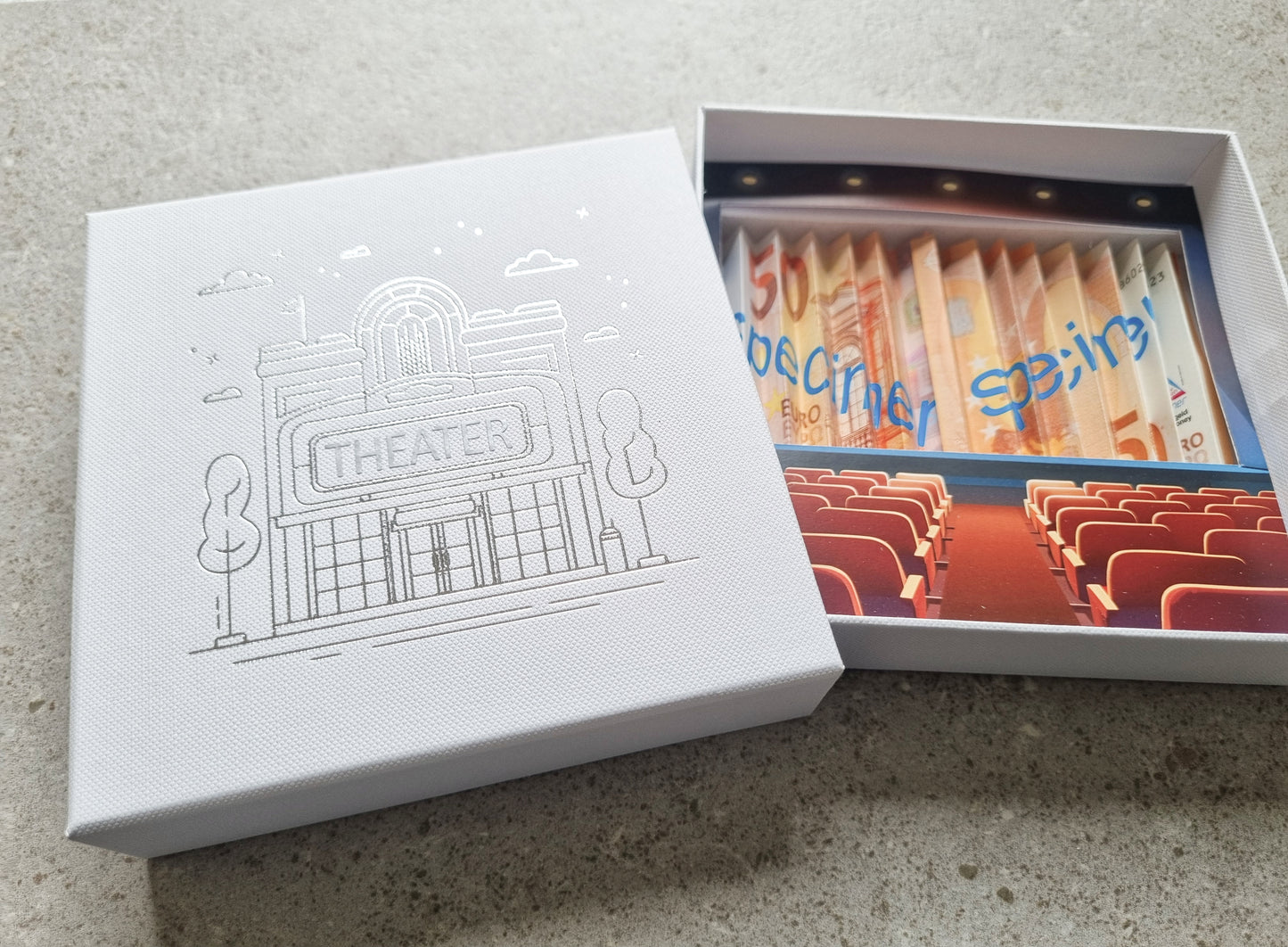 Geschenkschachtel Kino/Theater