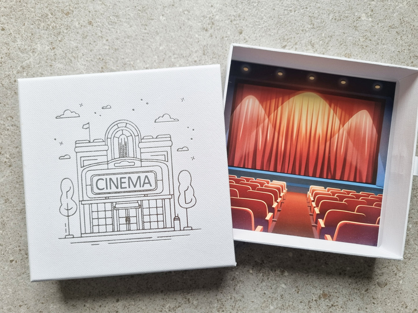 Geschenkschachtel Kino/Theater