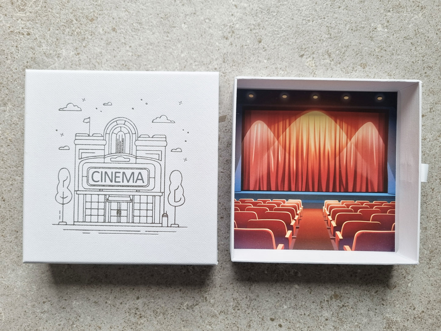 Geschenkschachtel Kino/Theater