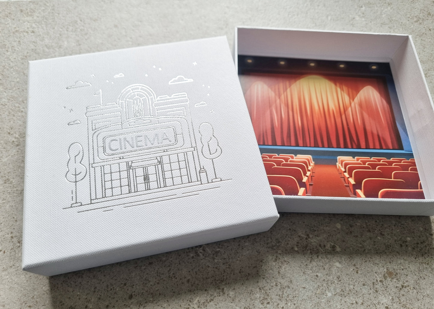 Geschenkschachtel Kino/Theater