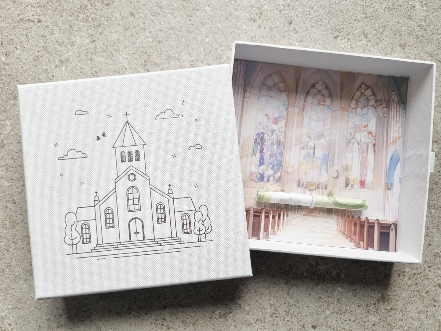 Geschenkschachtel Hochzeit/Taufe/Kommunion/Firmung/Konfirmation