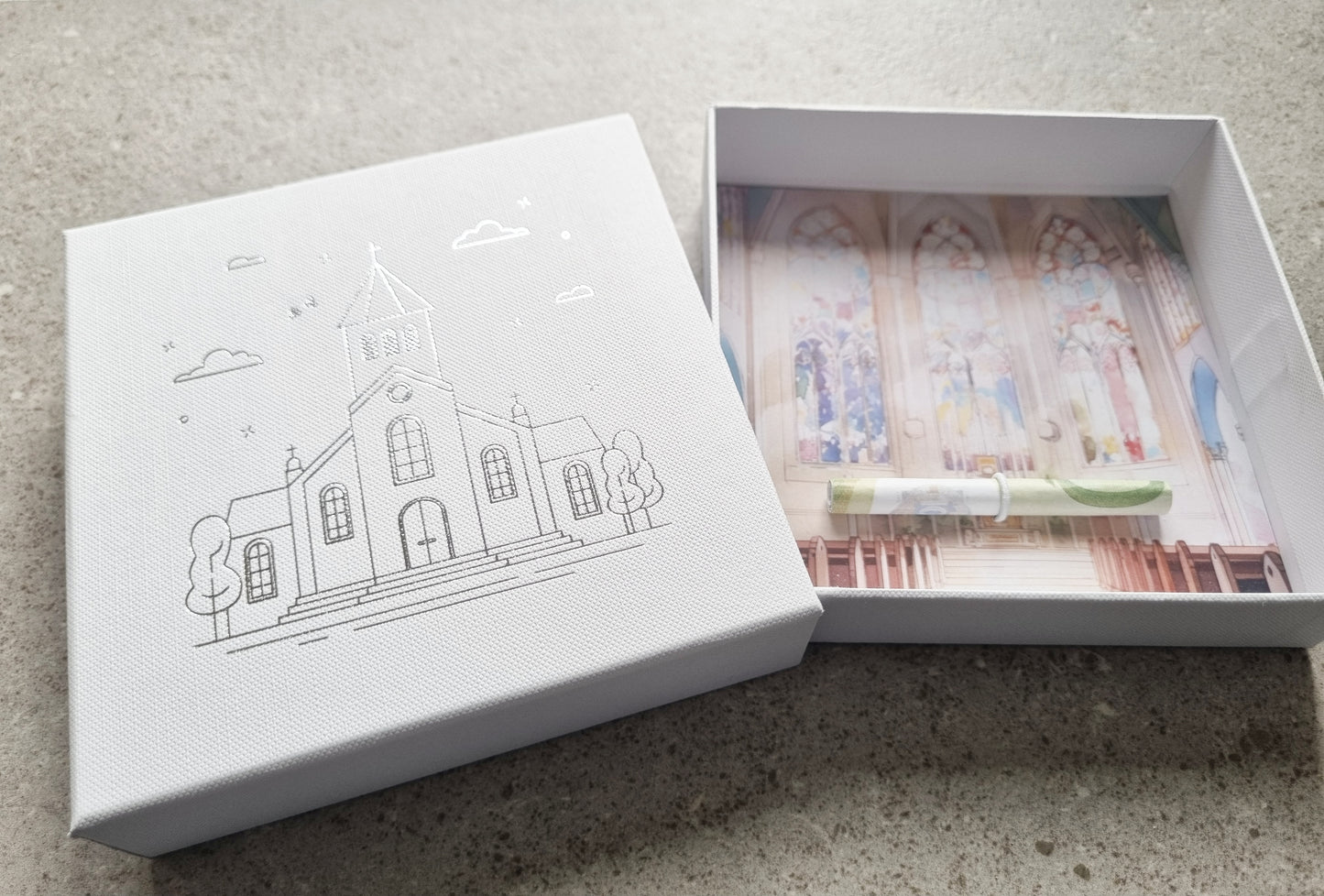 Geschenkschachtel Hochzeit/Taufe/Kommunion/Firmung/Konfirmation