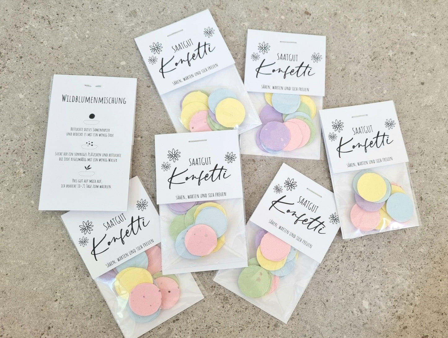 30x Saatgutkonfetti