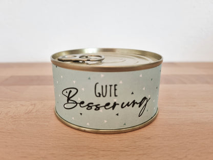 Kerze aus der Dose - Gute Besserung