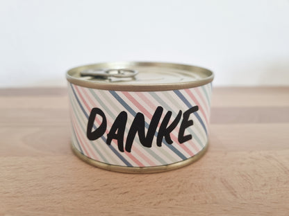 Kerze aus der Dose - Danke