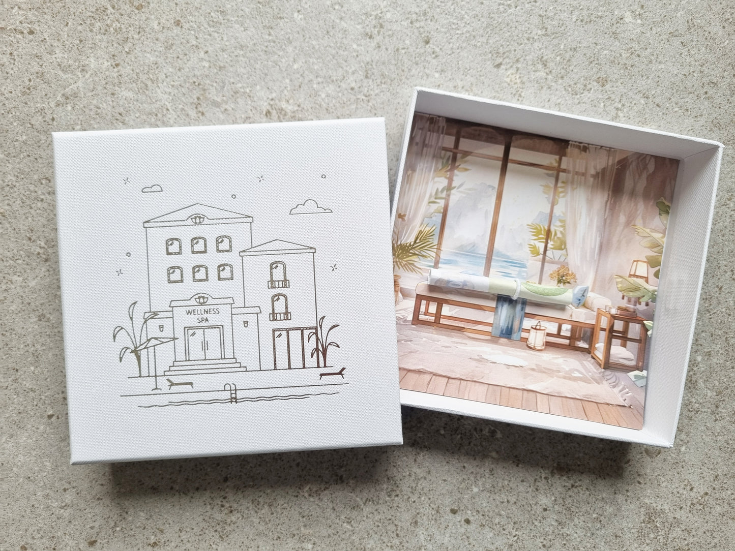 Geschenkschachtel Wellness/SPA
