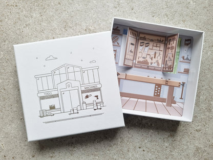 Geschenkschachtel Baumarkt/Werkzeug/Renovieren