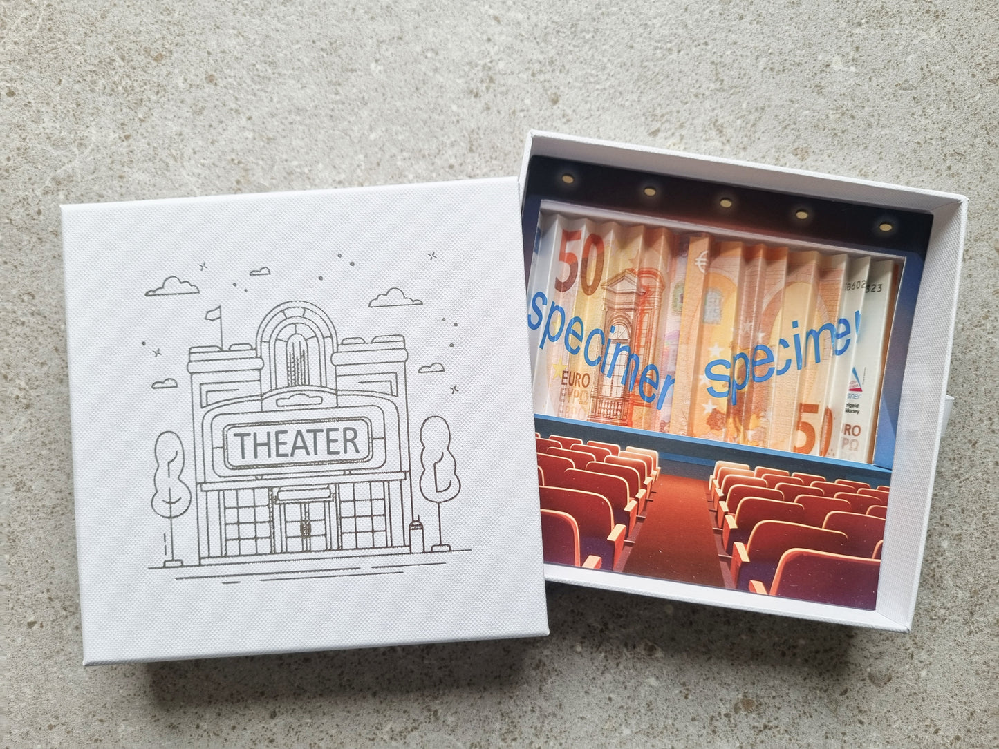 Geschenkschachtel Kino/Theater