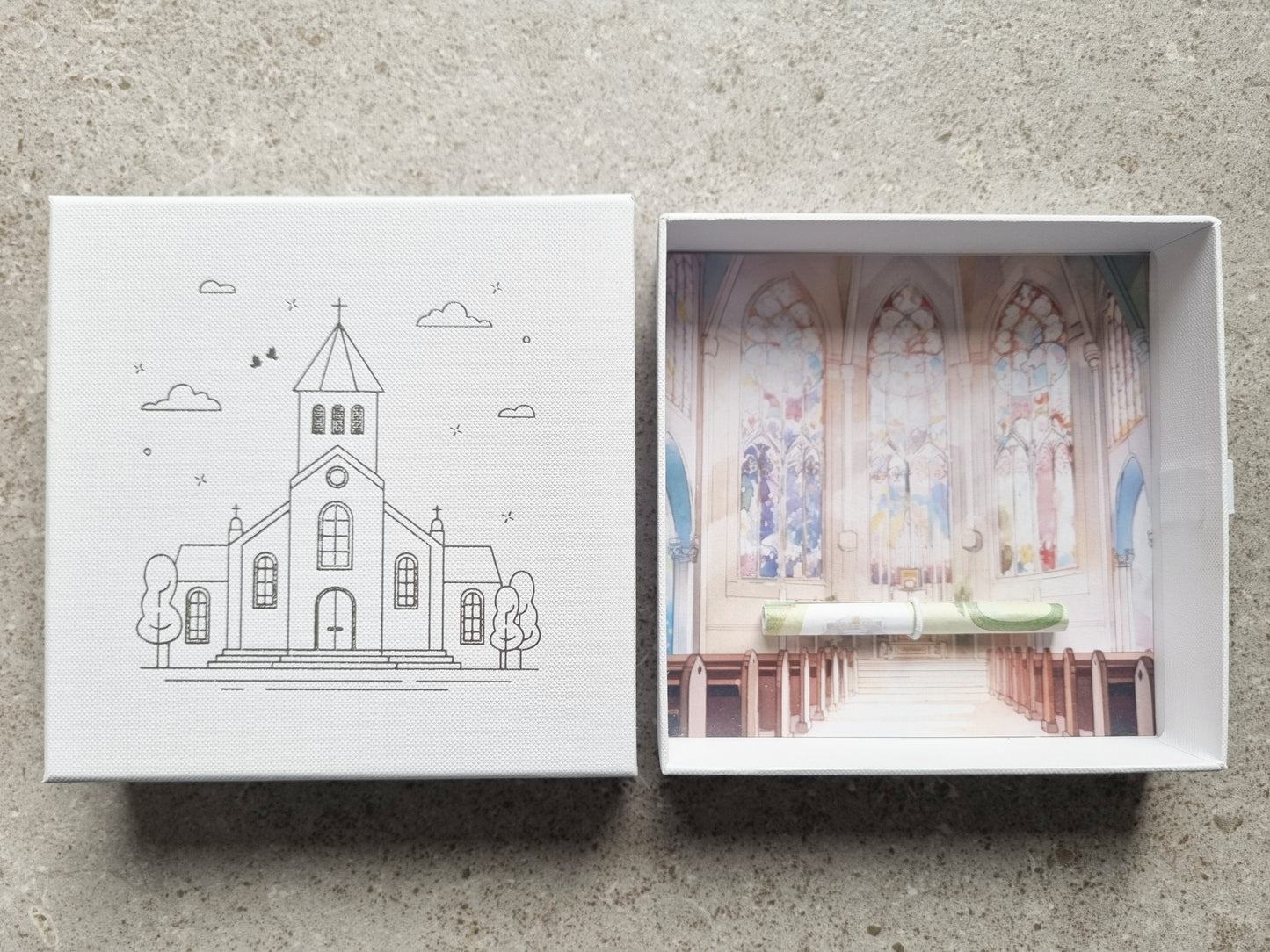 Geschenkschachtel Hochzeit/Taufe/Kommunion/Firmung/Konfirmation