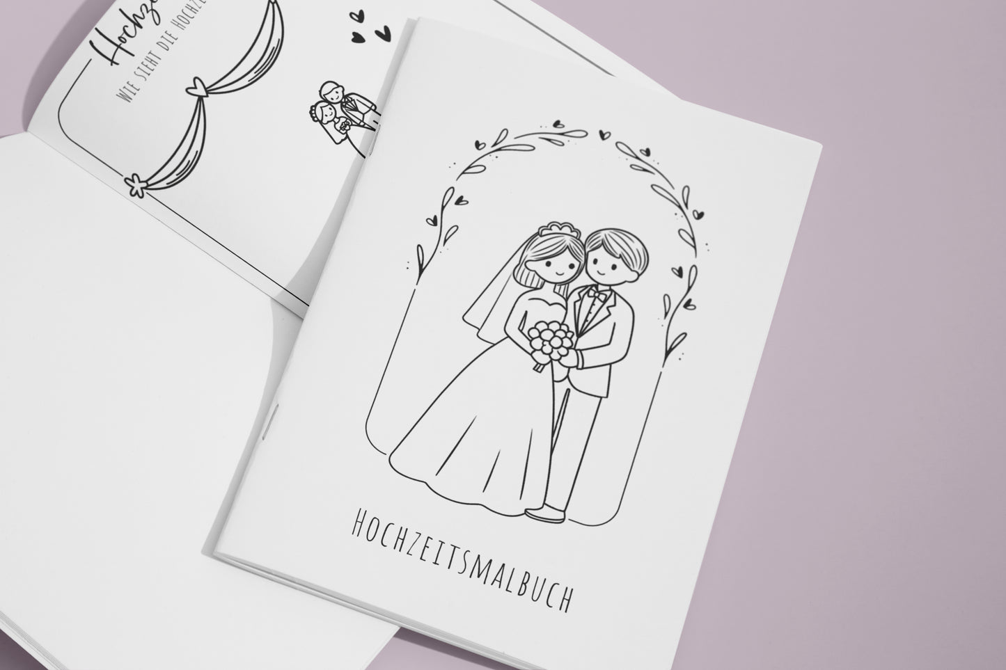 Hochzeitsmalbuch Kinder - Gastgeschenk