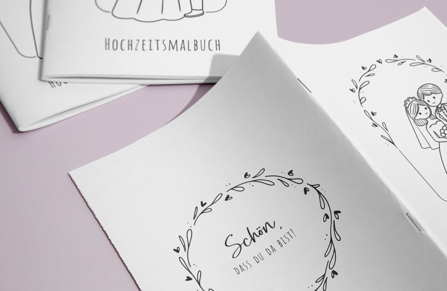 Hochzeitsmalbuch Kinder - Gastgeschenk